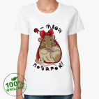 Женская футболка органик