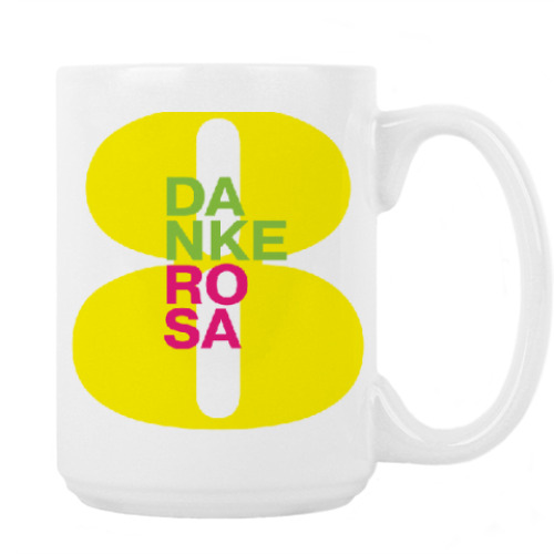 Кружка с принтом 8 марта Danke rosa 02