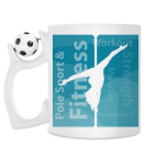 Кружка с футбольным мячиком