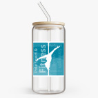 Банка с бамбуковой крышкой