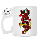 Кружка с футбольным мячиком