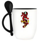 Кружка с ложкой