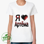 Женская футболка органик