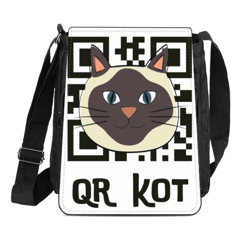 Сумка-планшет QR КОТ