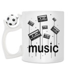 Кружка с футбольным мячиком