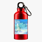 Металлическая бутылка 400 мл UV-DTF