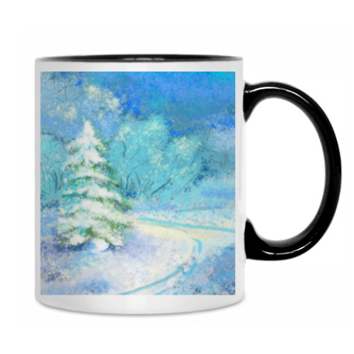 Кружка волшебная зима