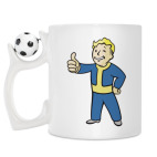 Кружка с футбольным мячиком