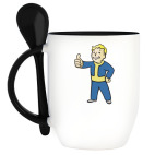 Кружка с ложкой