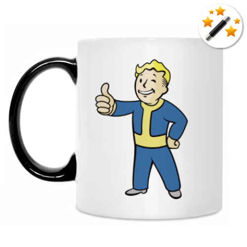 Кружка-хамелеон с принтом Fallout, Pipboy