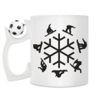 Кружка с футбольным мячиком