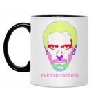 Кружка двухцветная