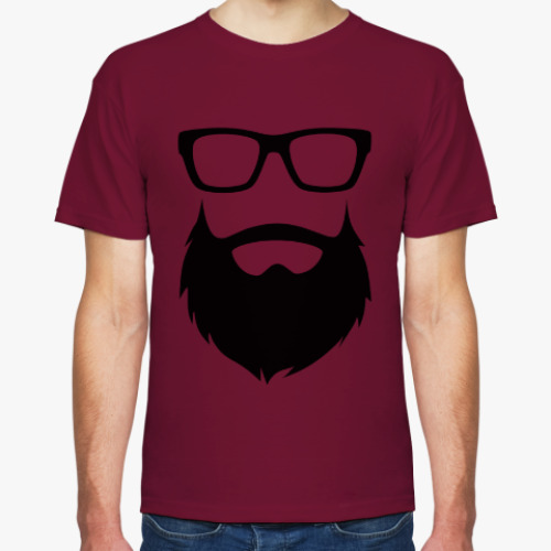 Футболка с принтом Борода