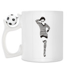 Кружка с футбольным мячиком