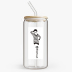 Банка с бамбуковой крышкой