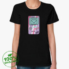 Женская футболка органик