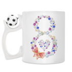Кружка с футбольным мячиком