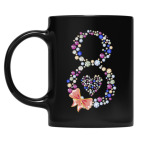 Кружка цветная UV-DTF