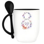 Кружка с ложкой