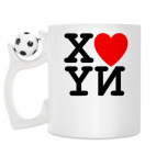 Кружка с футбольным мячиком