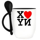 Кружка с ложкой