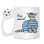 Кружка с футбольным мячиком