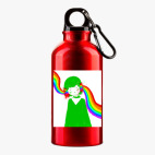 Металлическая бутылка 400 мл UV-DTF