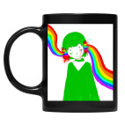 Кружка цветная UV-DTF