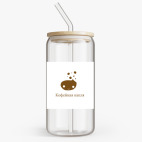 Банка с бамбуковой крышкой