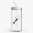 Банка с бамбуковой крышкой