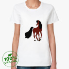 Женская футболка органик