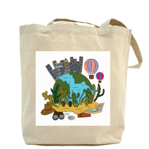 Сумка шоппер Путешествие в Америку