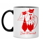 Кружка двухцветная