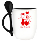 Кружка с ложкой