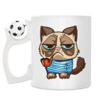 Кружка с футбольным мячиком