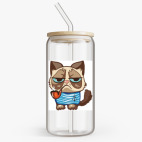 Банка с бамбуковой крышкой