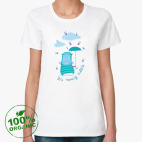 Женская футболка органик