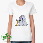 Женская футболка органик