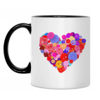 Кружка двухцветная