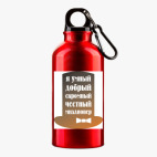 Металлическая бутылка 400 мл UV-DTF