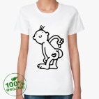 Женская футболка органик