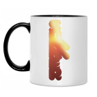 Кружка двухцветная