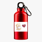 Металлическая бутылка 400 мл UV-DTF