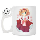 Кружка с футбольным мячиком