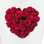 Сердце из роз