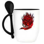 Кружка с ложкой