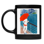 Кружка цветная UV-DTF