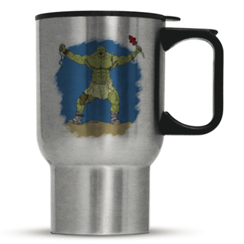 Кружка-термос с принтом супермутант