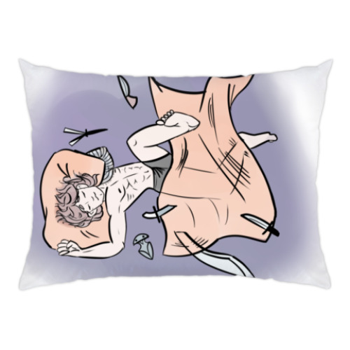 Подушка с принтом Любимые игрушки