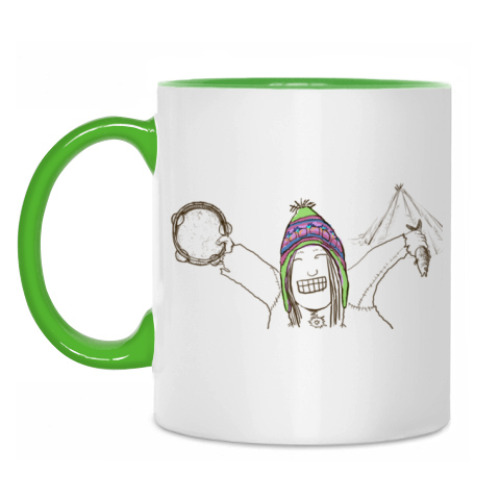 Кружка с принтом Шаманка